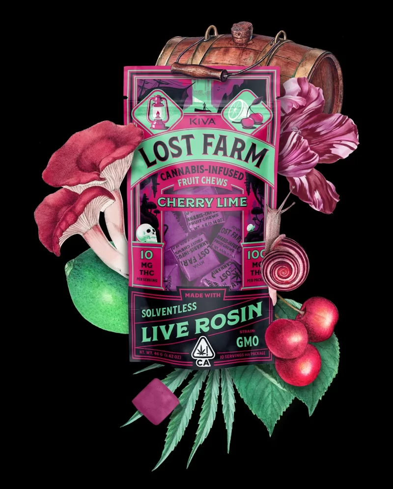 10mg Cherry Lime x GMO Live Rosin Chews